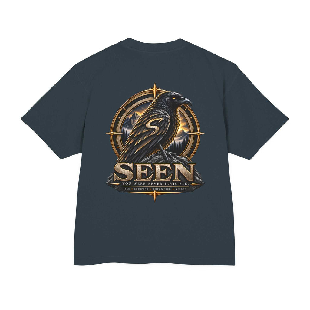 Raven Compass Tee — Front & Back SEEN. Graphic