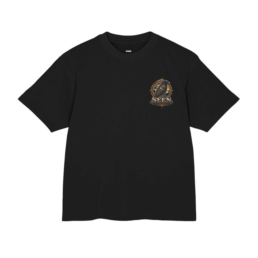 Raven Compass Tee — Front & Back SEEN. Graphic