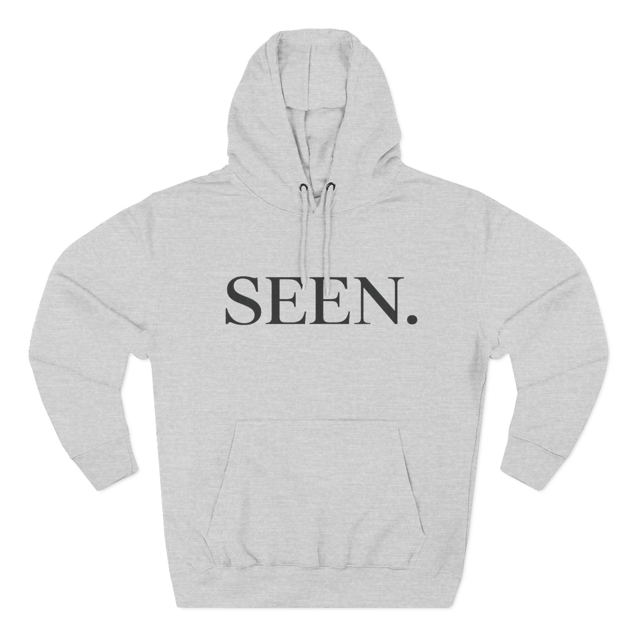 SEEN. Hoodie — Black Ink Edition