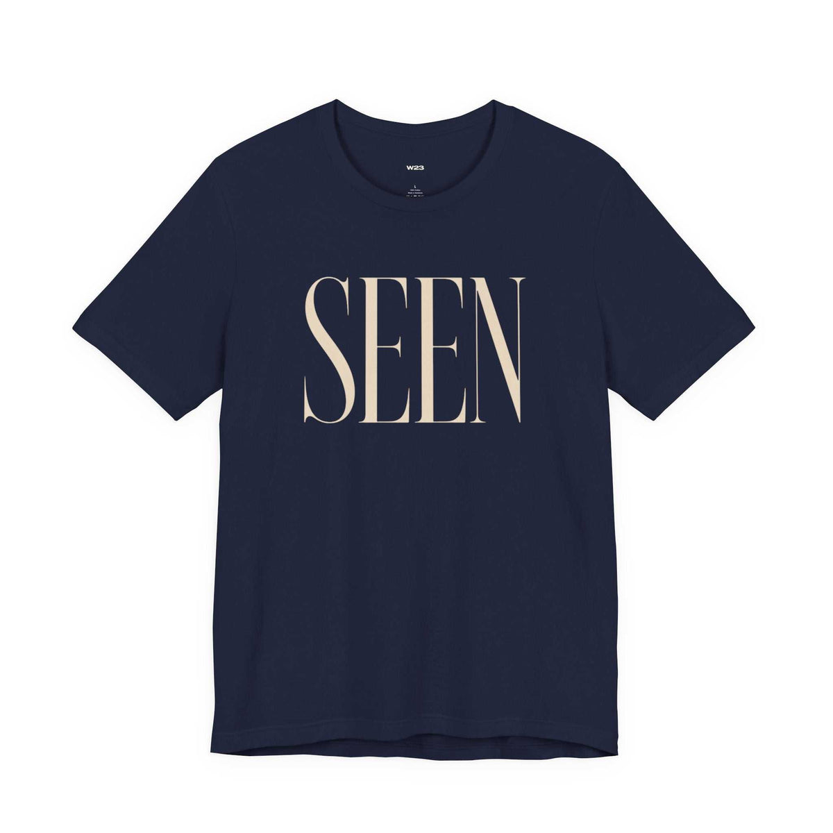 SEEN Premium Graphic Tee | Minimalist Luxury Streetwear Shirt | Identity & Self Worth Apparel