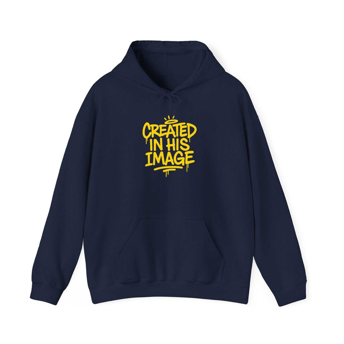 Created In His Image Hoodie — Genesis 1:27 Inspirational Pullover