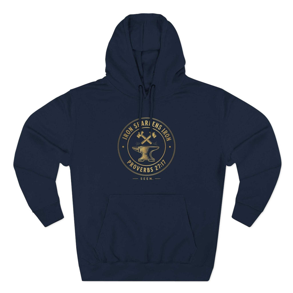 Iron Sharpens Iron Hoodie — SEEN. Brotherhood | Wear Your Worship