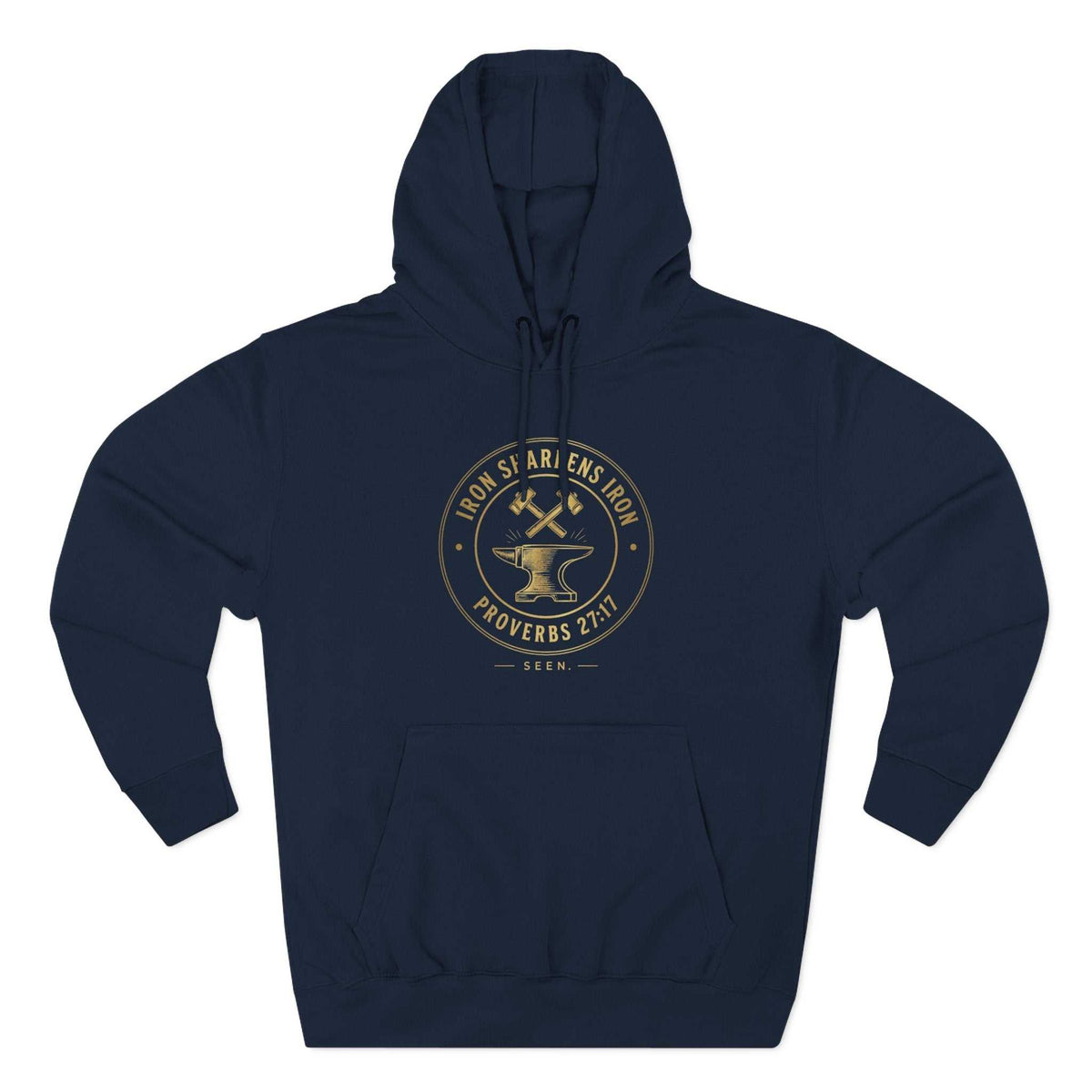 Iron Sharpens Iron Hoodie — SEEN. Brotherhood | Wear Your Worship