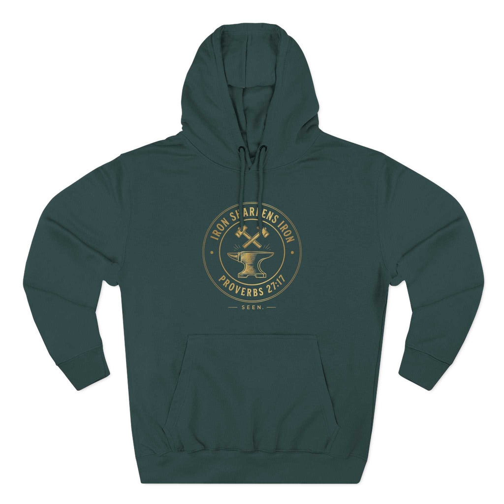 Iron Sharpens Iron Hoodie — SEEN. Brotherhood | Wear Your Worship