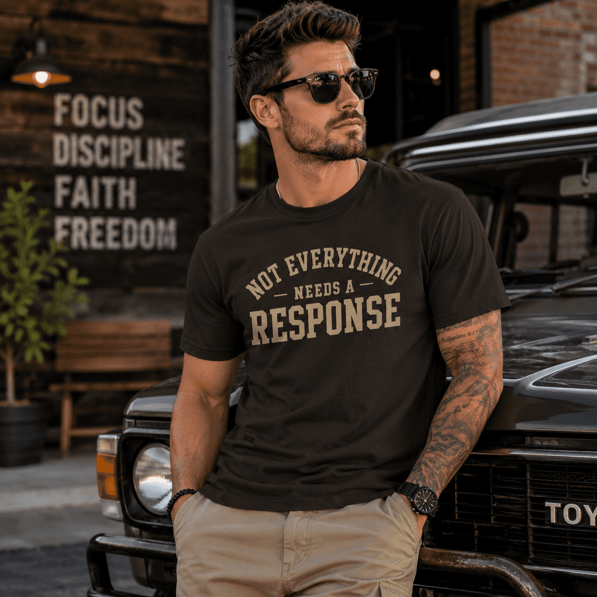 Not Everything Needs a Response Tee — SEEN. Identity Collection
