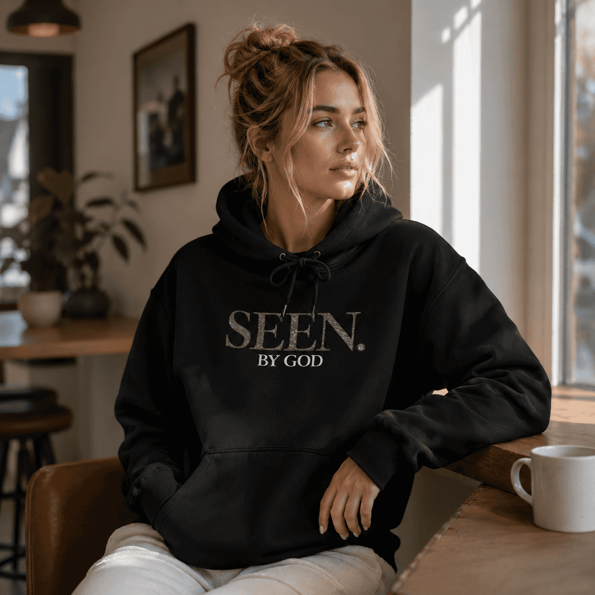 SEEN. By God Hoodie – Premium Faith-Based Streetwear Fleece Pullover