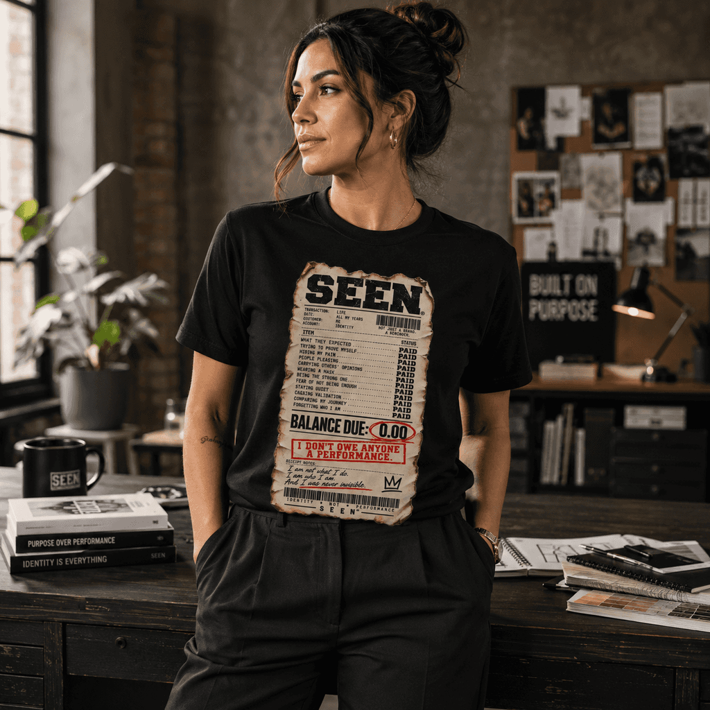 BALANCE DUE: $0.00 | The SEEN. Receipt Tee