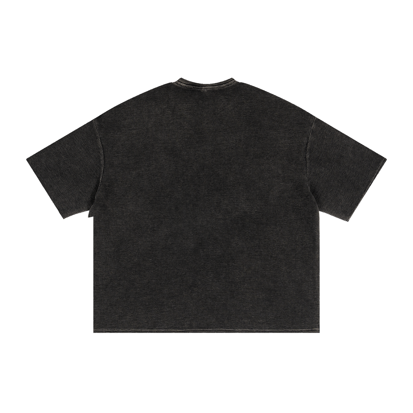 Textured Waffle Washed Boxy T-Shirt