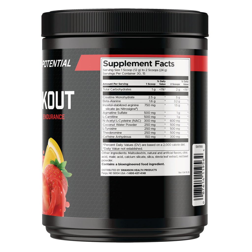 Full Potential Pre-Workout - Strawberry-Lemonade