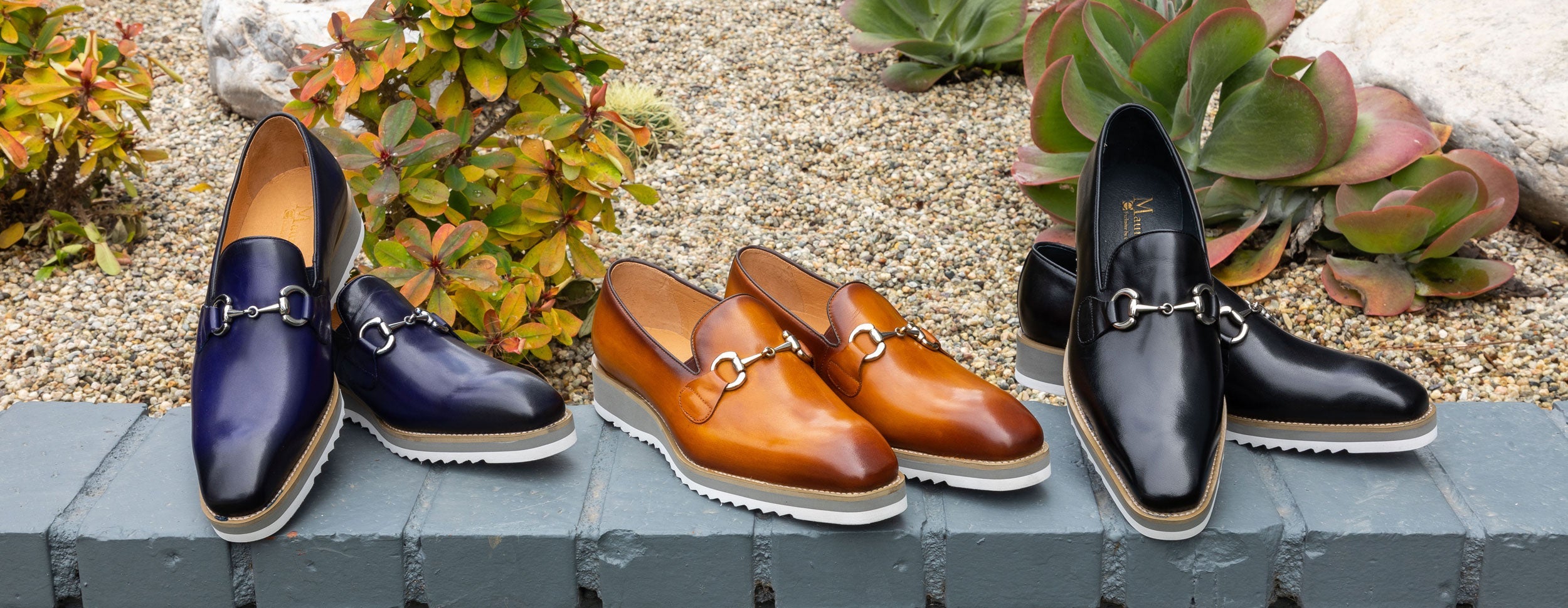 Maurice Calfskin Horsebit Loafer - Blue