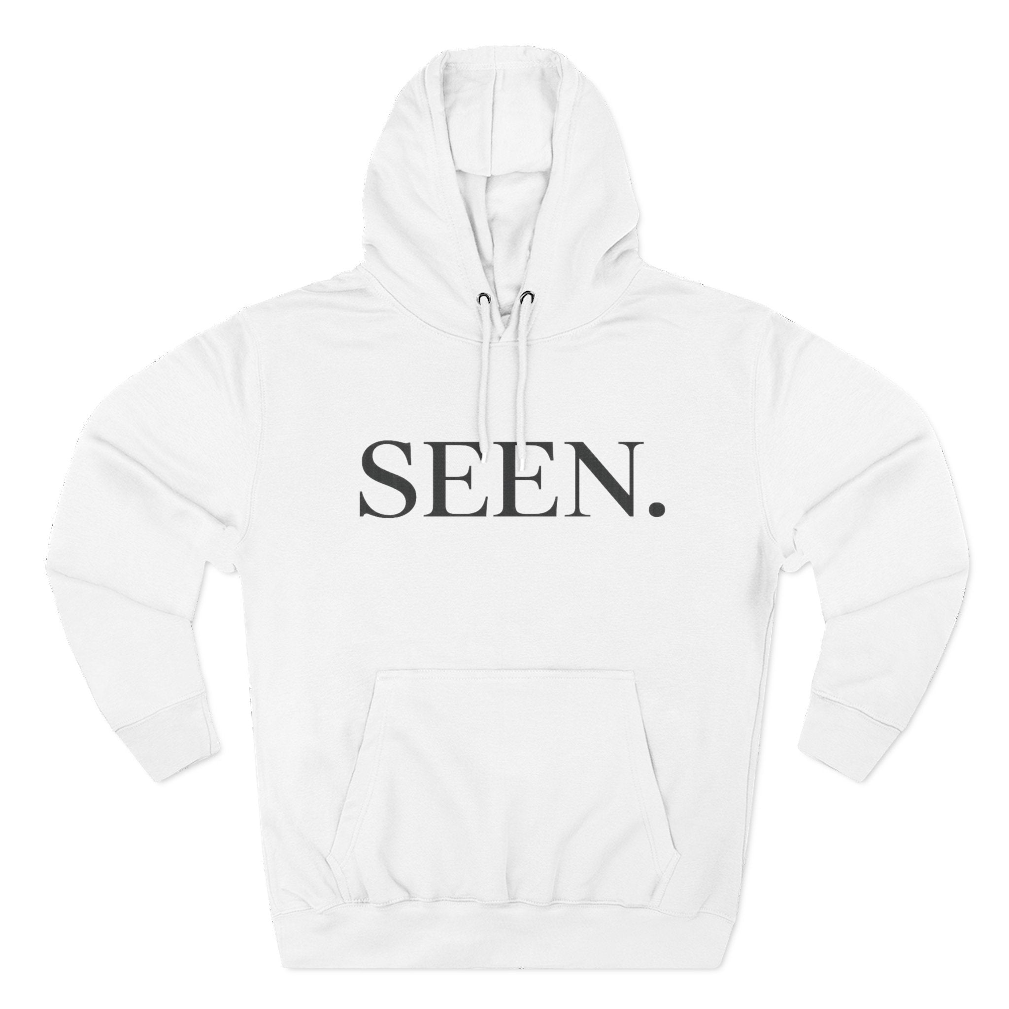 SEEN. Hoodie — Black Ink Edition