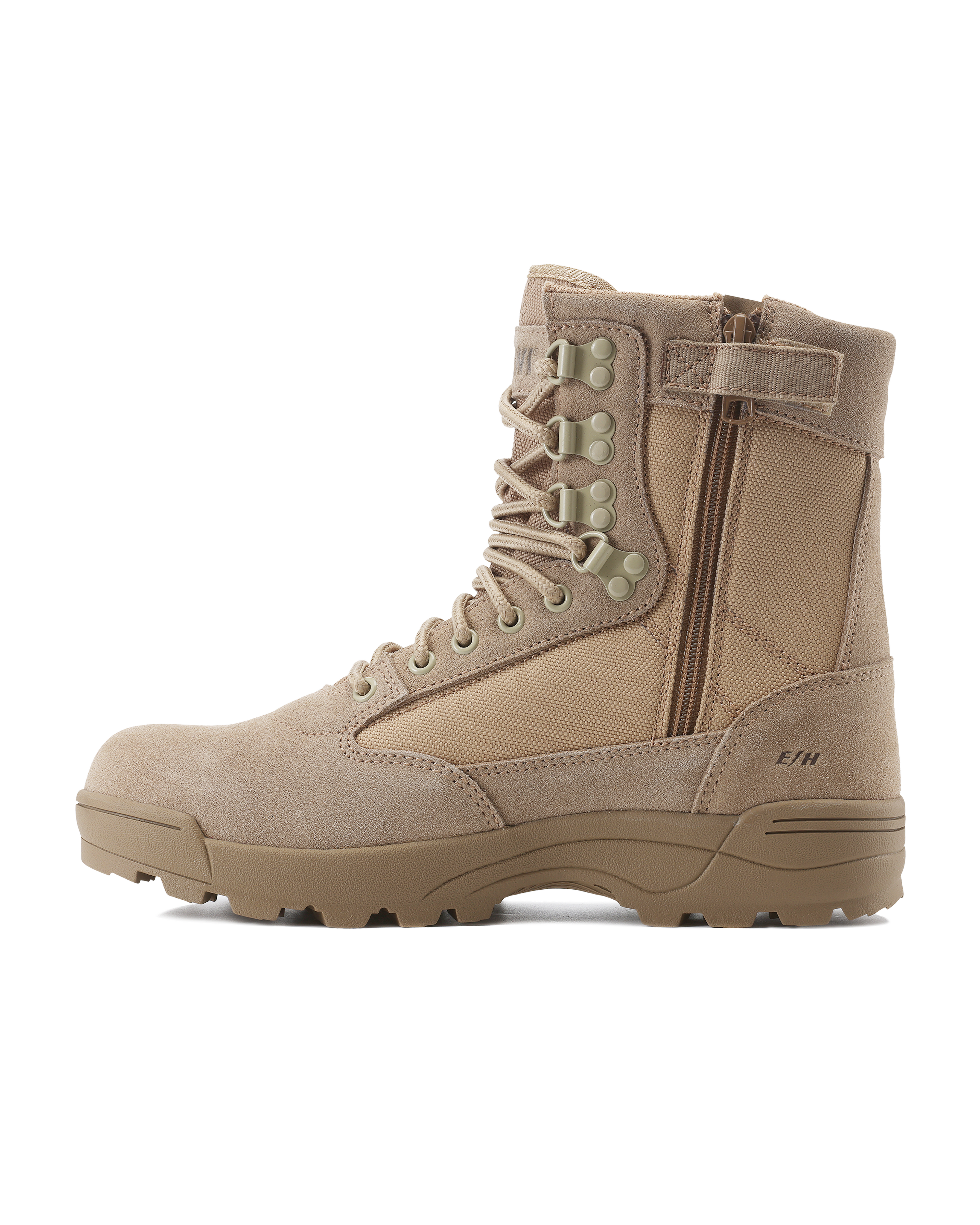 Kiwi Durable Sand Suede 6.5" Composite Toe Zipped Water Resistant Tactical Boots [68200]