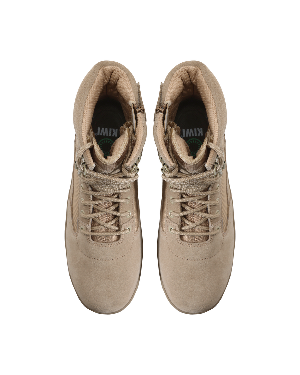 Kiwi Durable Sand Suede 6.5" Composite Toe Zipped Water Resistant Tactical Boots [68200]