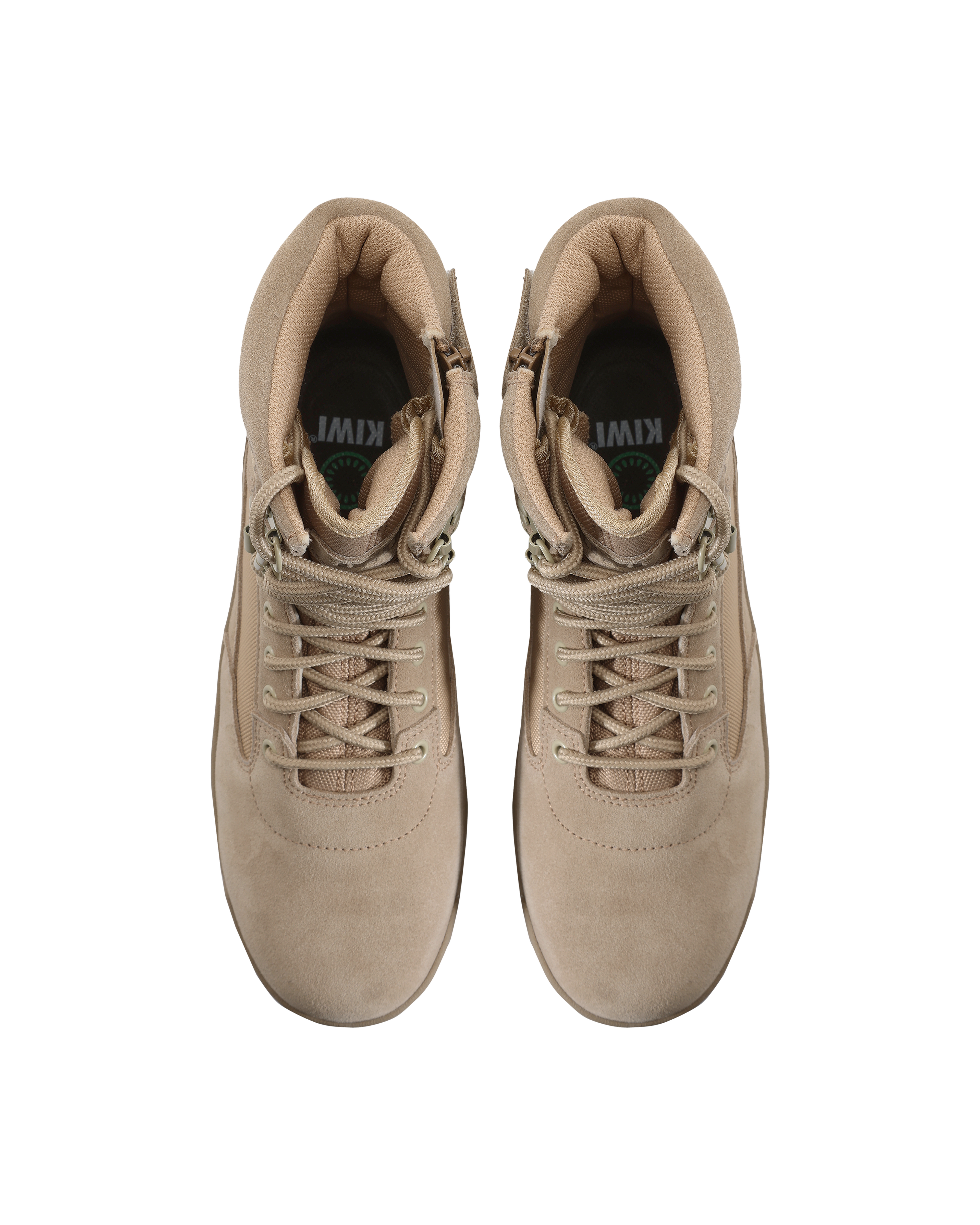 Kiwi Durable Sand Suede 6.5" Composite Toe Zipped Water Resistant Tactical Boots [68200]