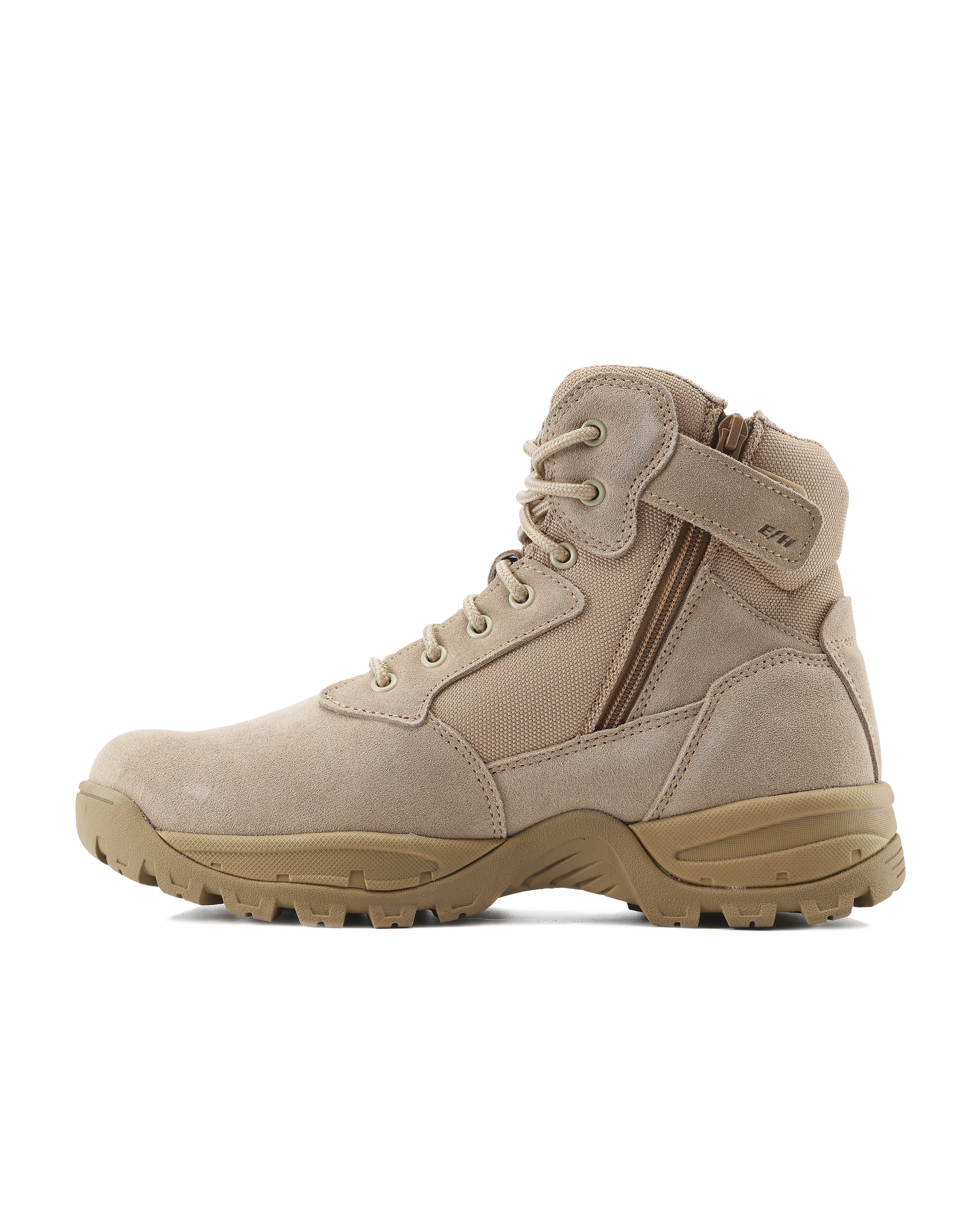 Kiwi Rugged Sand Suede Mid-Cut 6" Zipped Water Resistant Tactical Boots [63000]