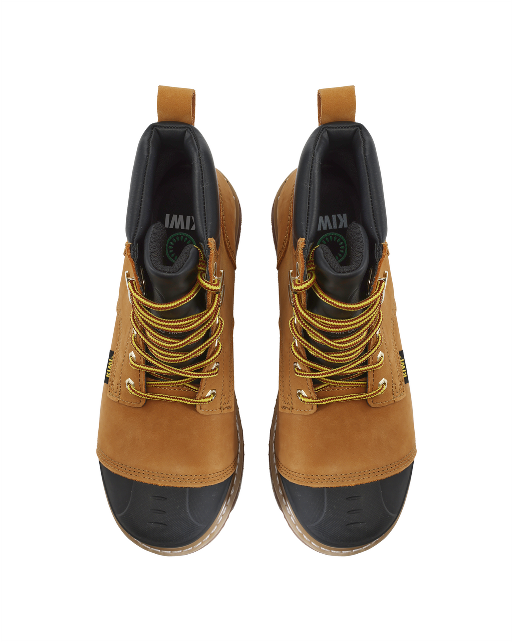 Kiwi Premium Wheat Nubuck 6" Steel Toe Waterproof Cap-Toe Work Boots [64000]
