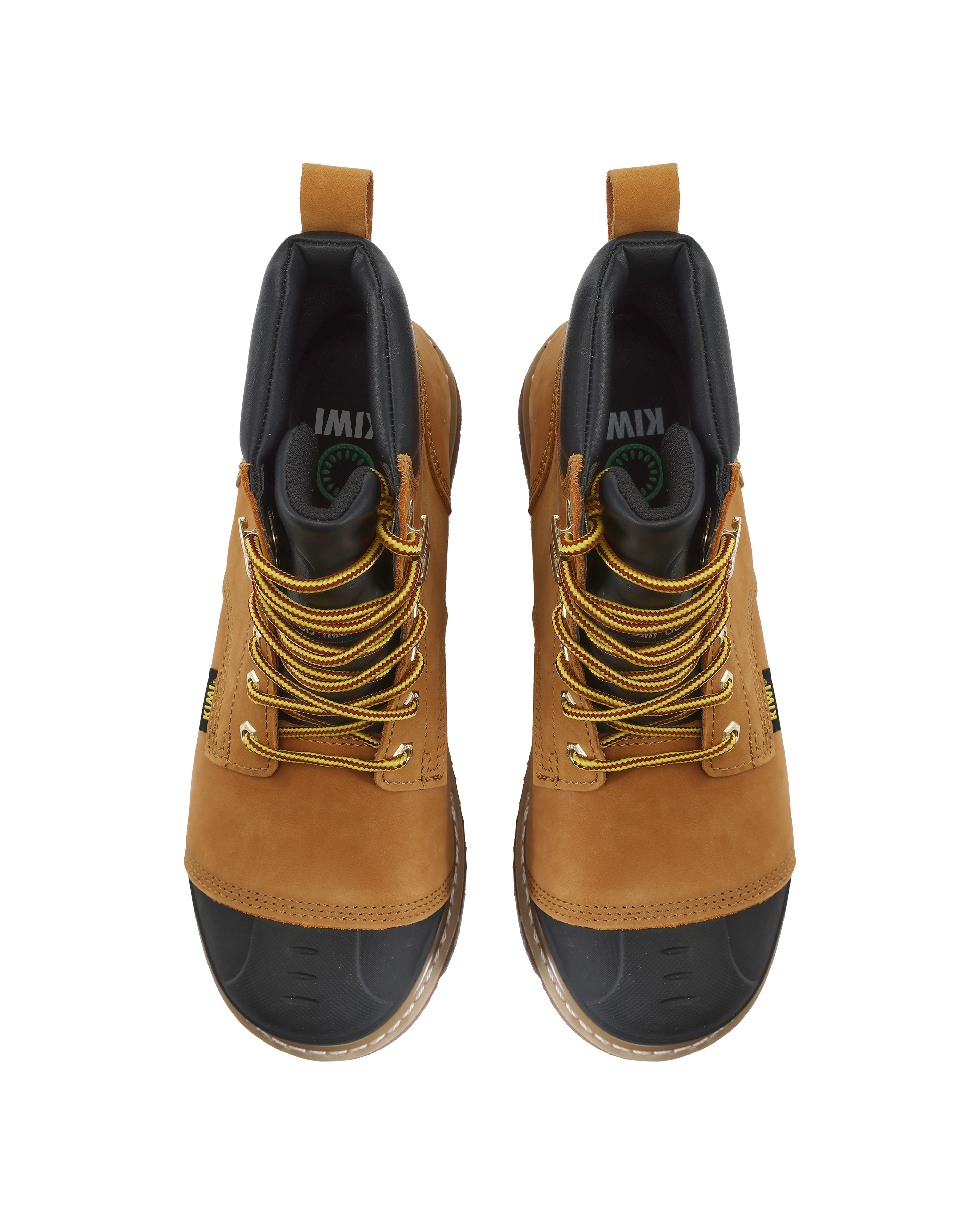 Kiwi Premium Wheat Nubuck 6" Steel Toe Waterproof Cap-Toe Work Boots [64000]