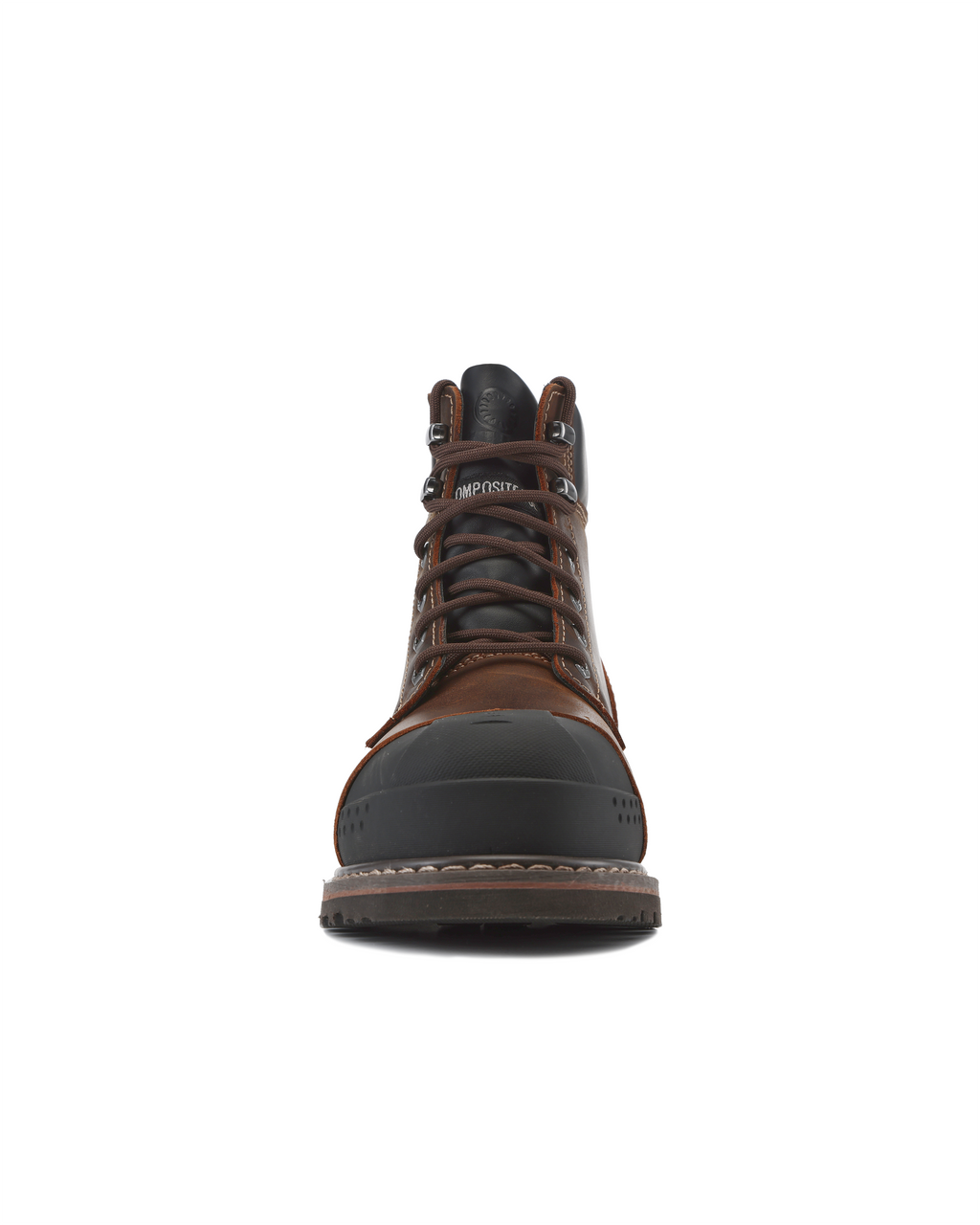 Kiwi Premium Brown Crazy Horse 6" Composite Toe Waterproof Cap-Toe Work Boots [69100]