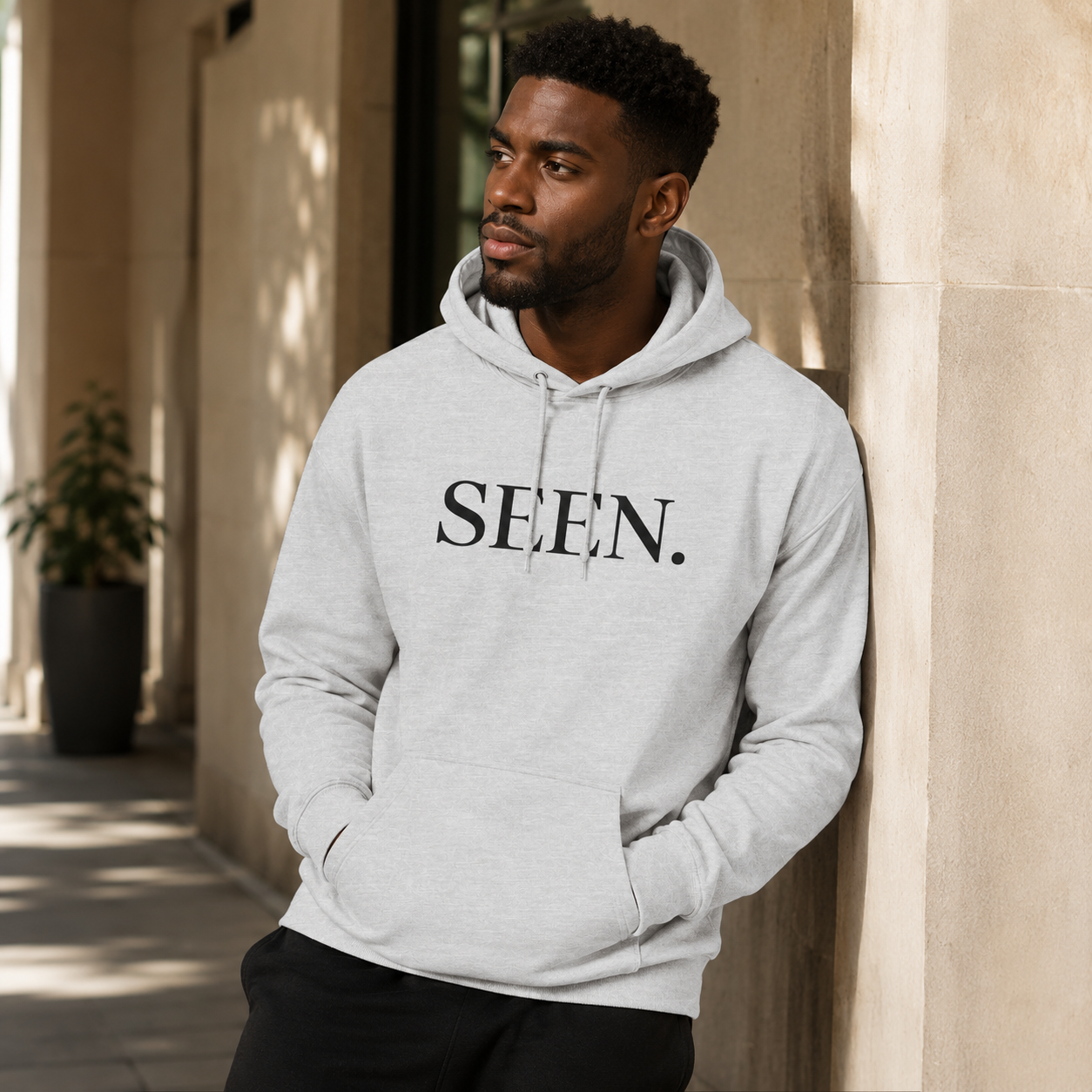 SEEN. Hoodie — Black Ink Edition