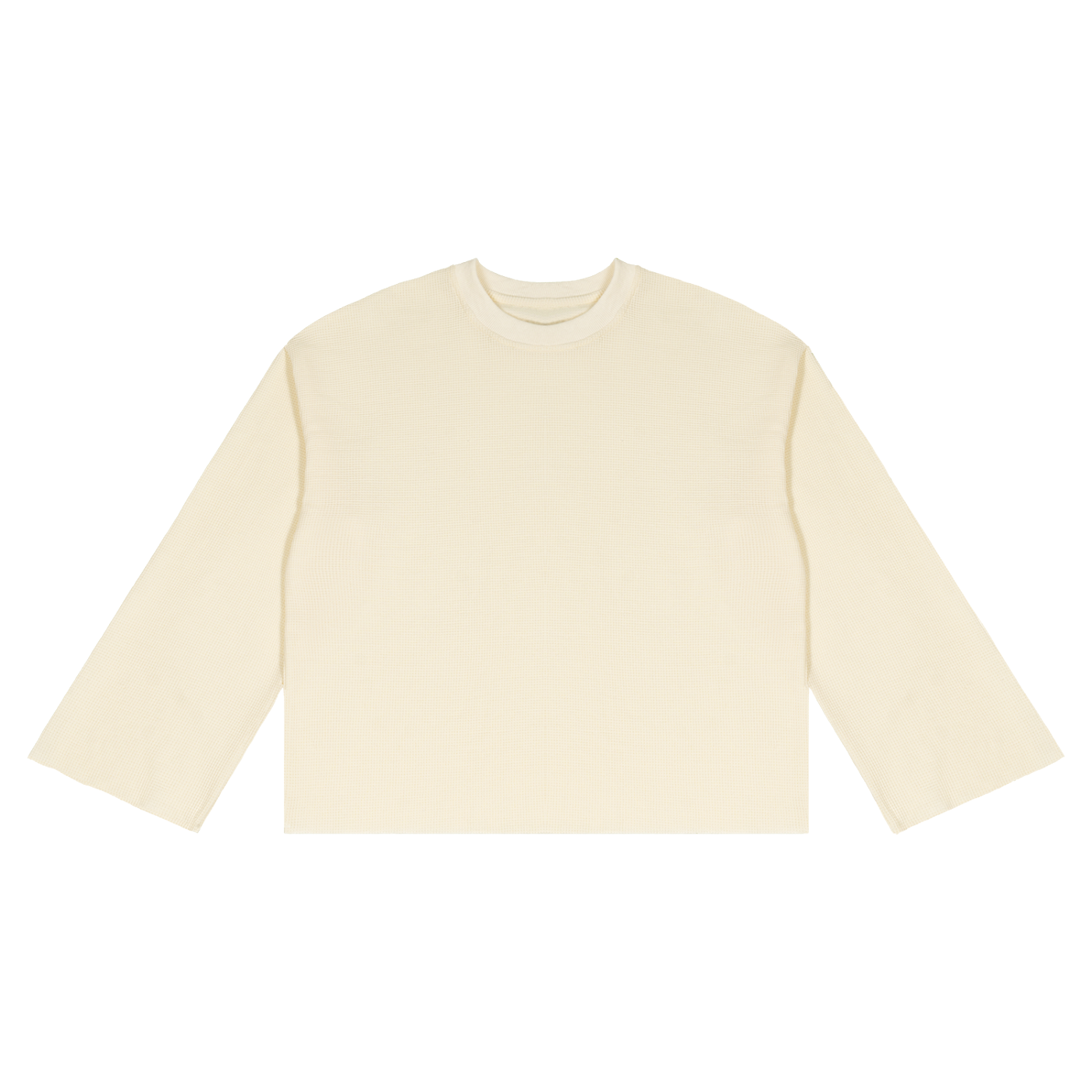 Waffle Raw Edge T-Shirt