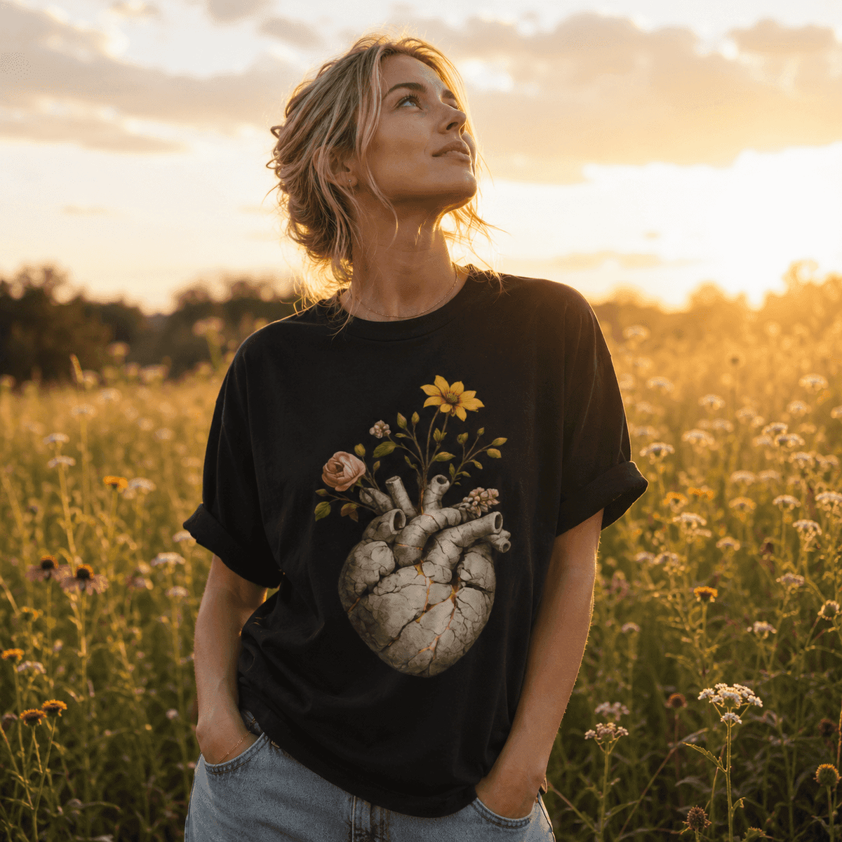 Growing Through What Broke Me Tee — SEEN.