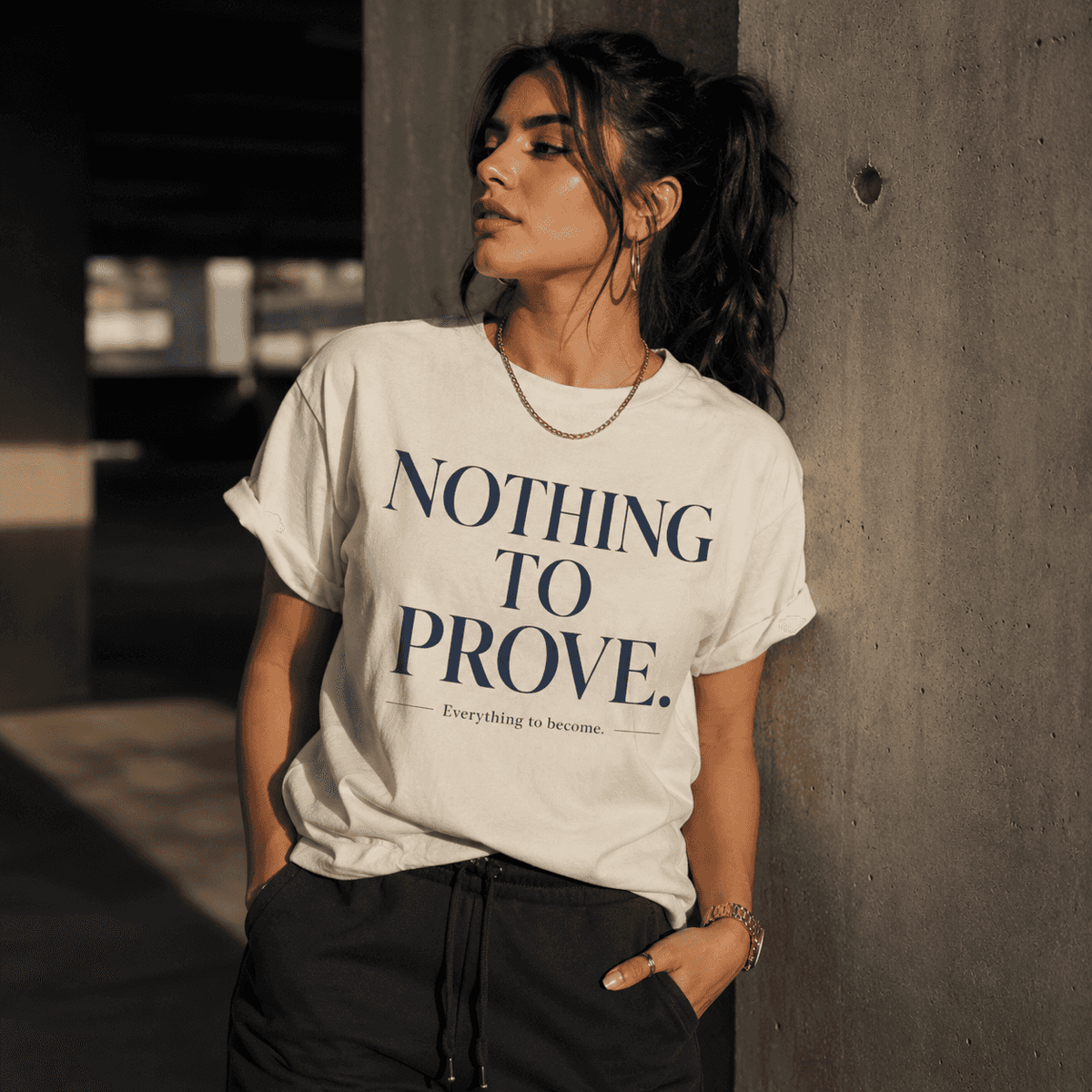 Nothing To Prove Tee — SEEN: Unmasked Collection