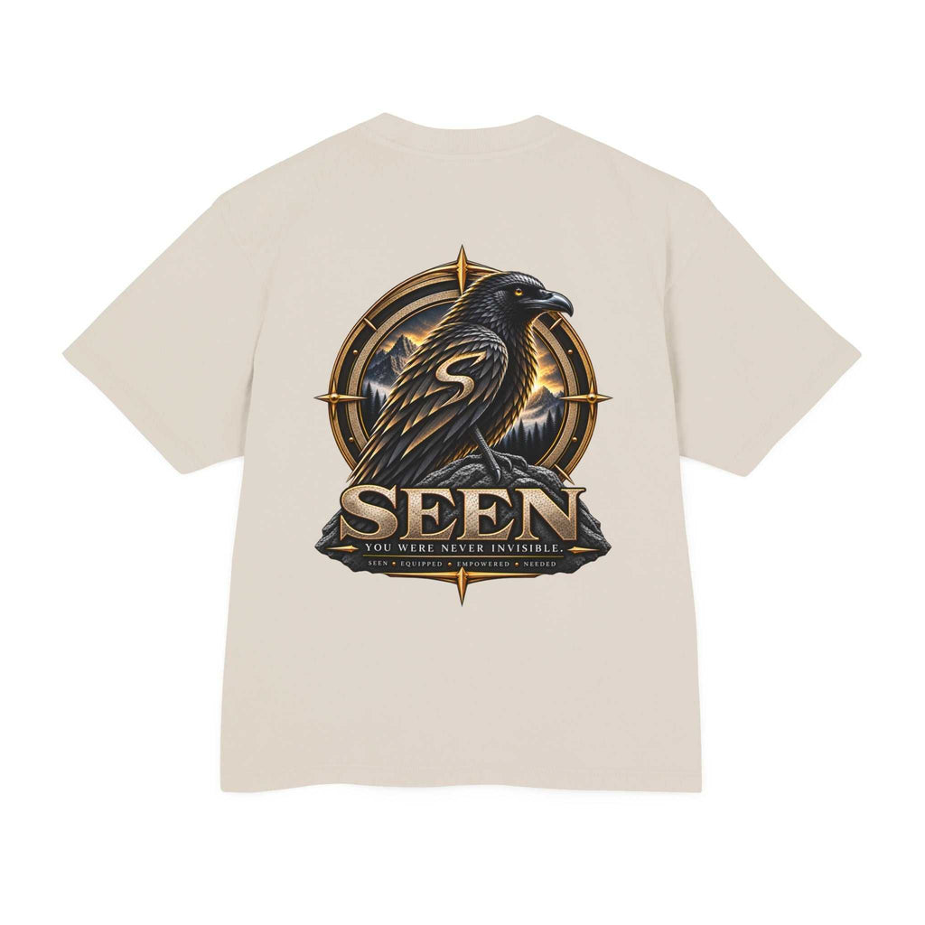 Raven Compass Tee — Front & Back SEEN. Graphic