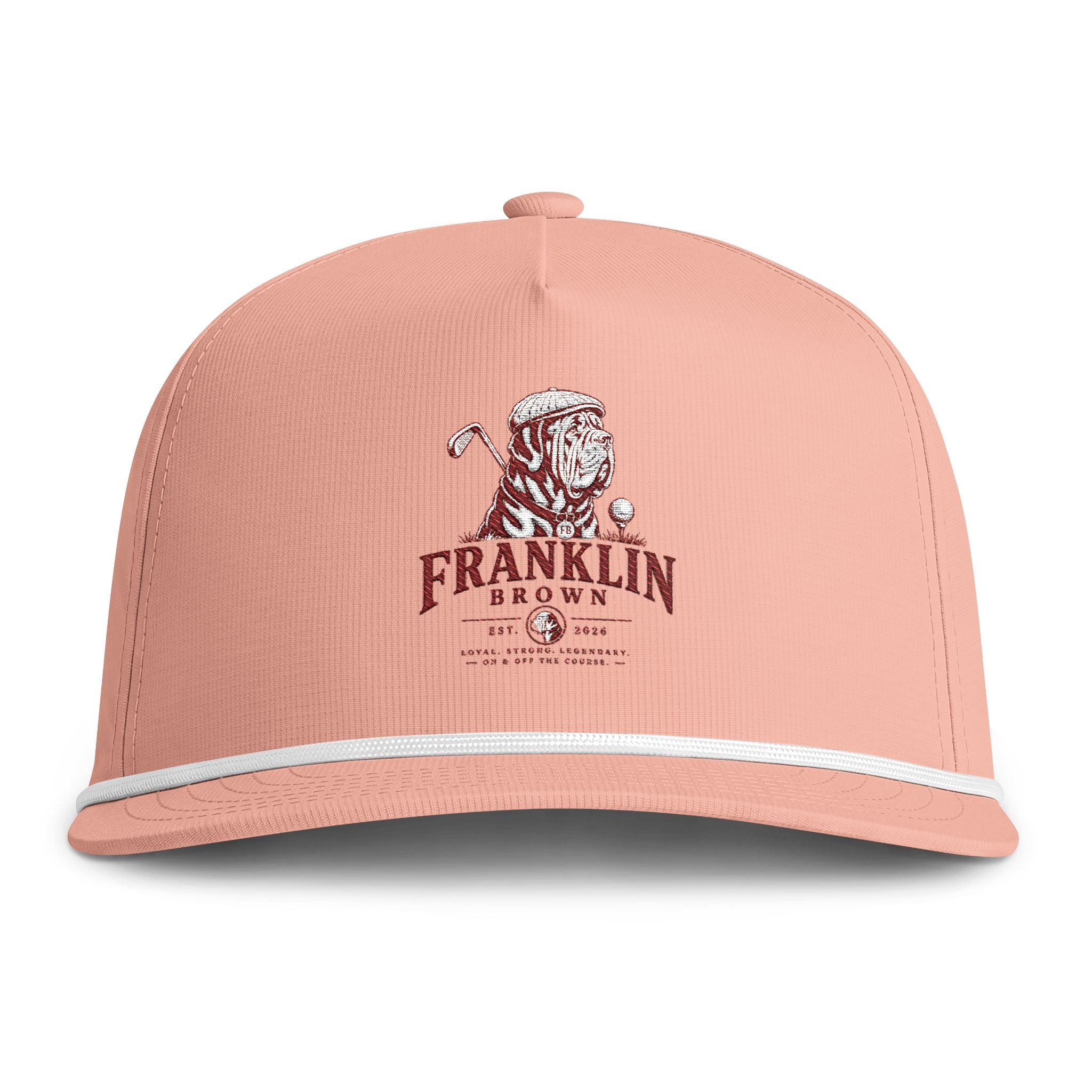 Franklin Brown® Caddie Hound Embroidered Rope Cap