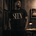 SEEN Premium Graphic Tee | Minimalist Luxury Streetwear Shirt | Identity & Self Worth Apparel