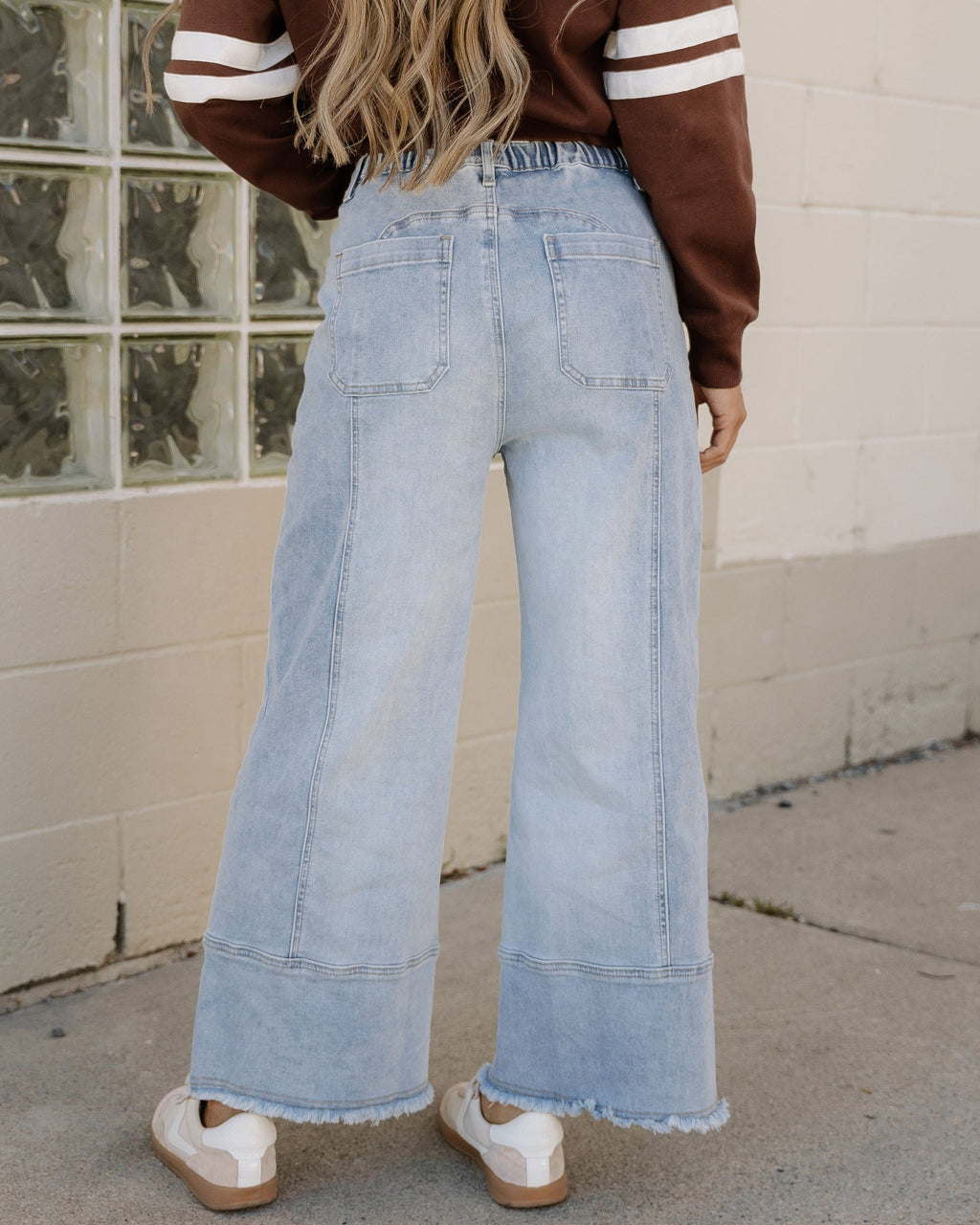 Beau Wide Leg Jeans - Light Wash
