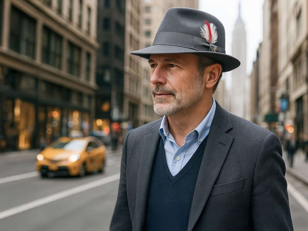 Wool Felt Hat Milan. Men's Classic Style