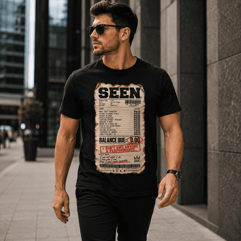 BALANCE DUE: $0.00 | The SEEN. Receipt Tee