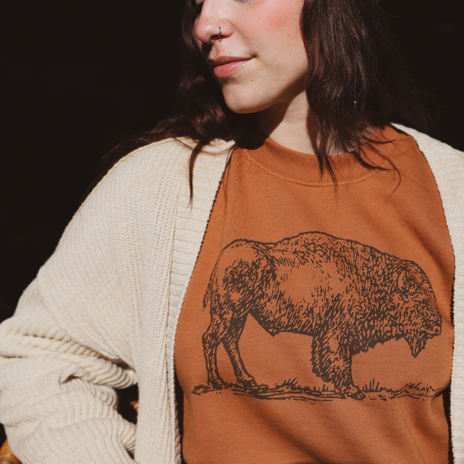 Buffalo Sweatshirt  - USA Made