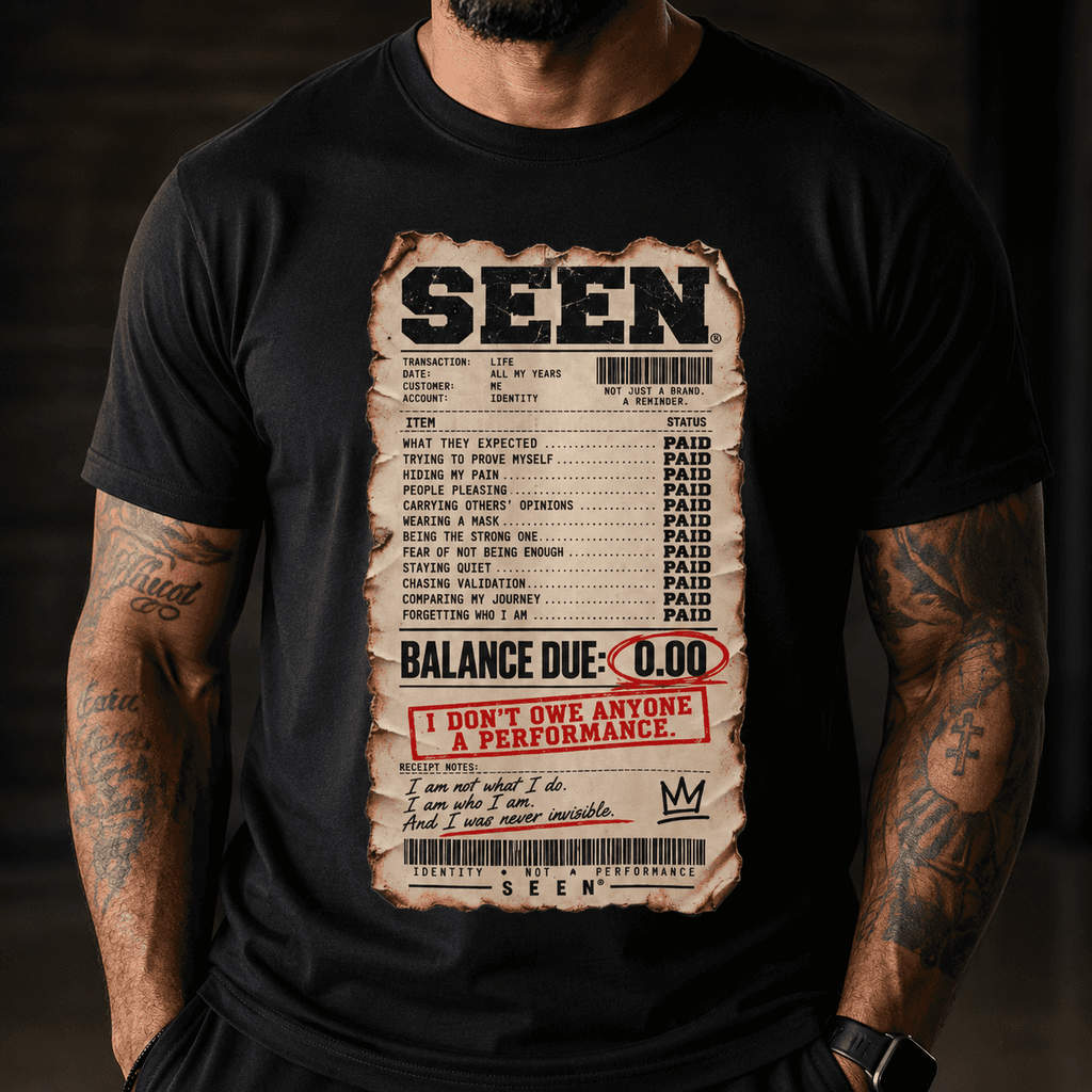 BALANCE DUE: $0.00 | The SEEN. Receipt Tee