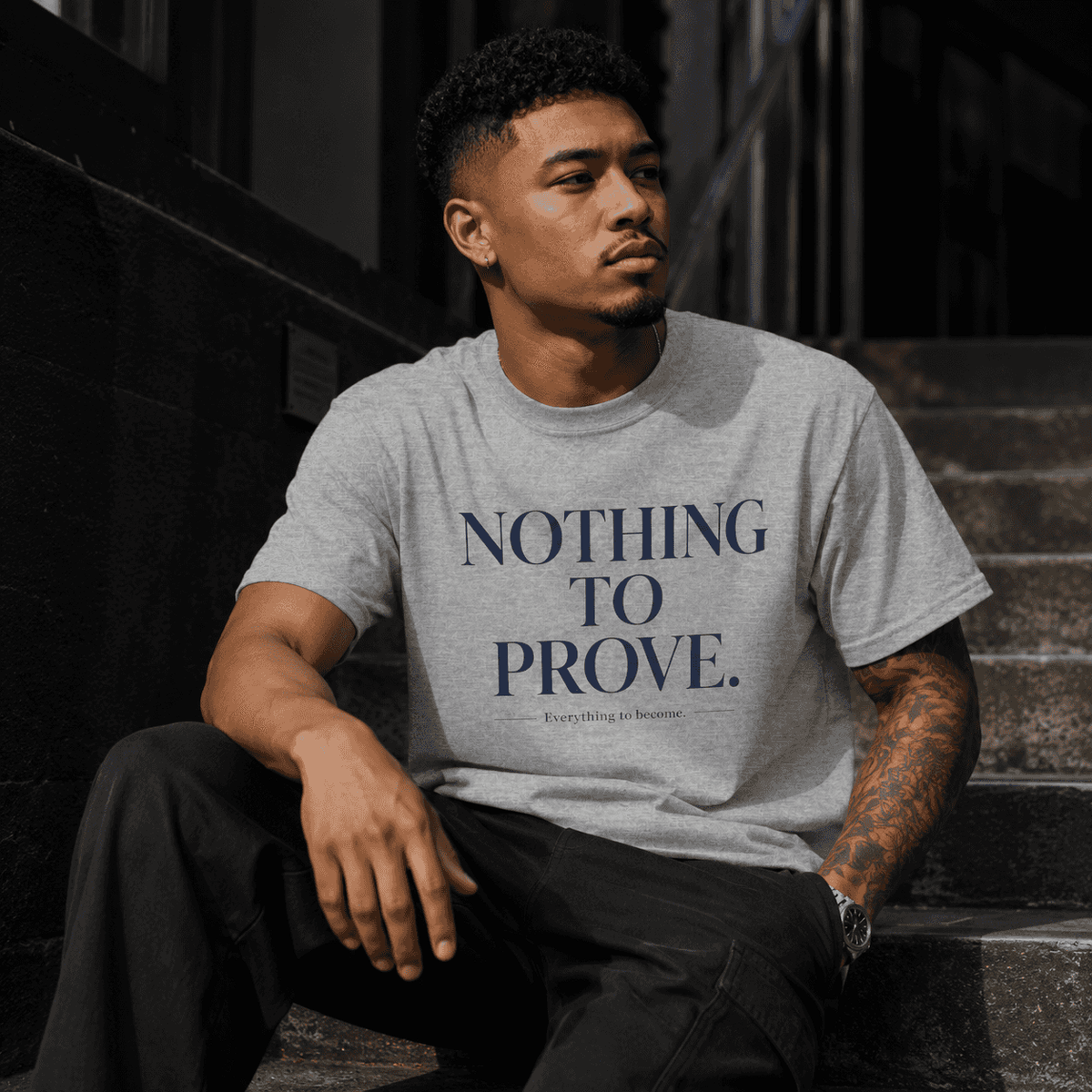 Nothing To Prove Tee — SEEN: Unmasked Collection