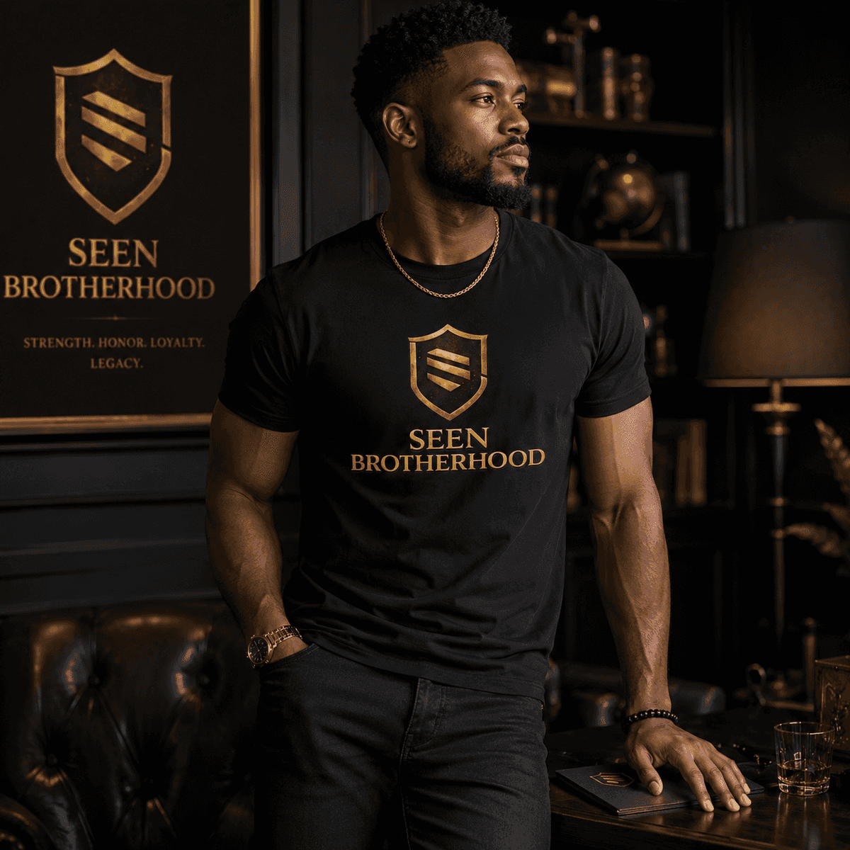 SEEN Brotherhood Tee – Premium Graphic T-Shirt | Faith-Based Men’s Streetwear