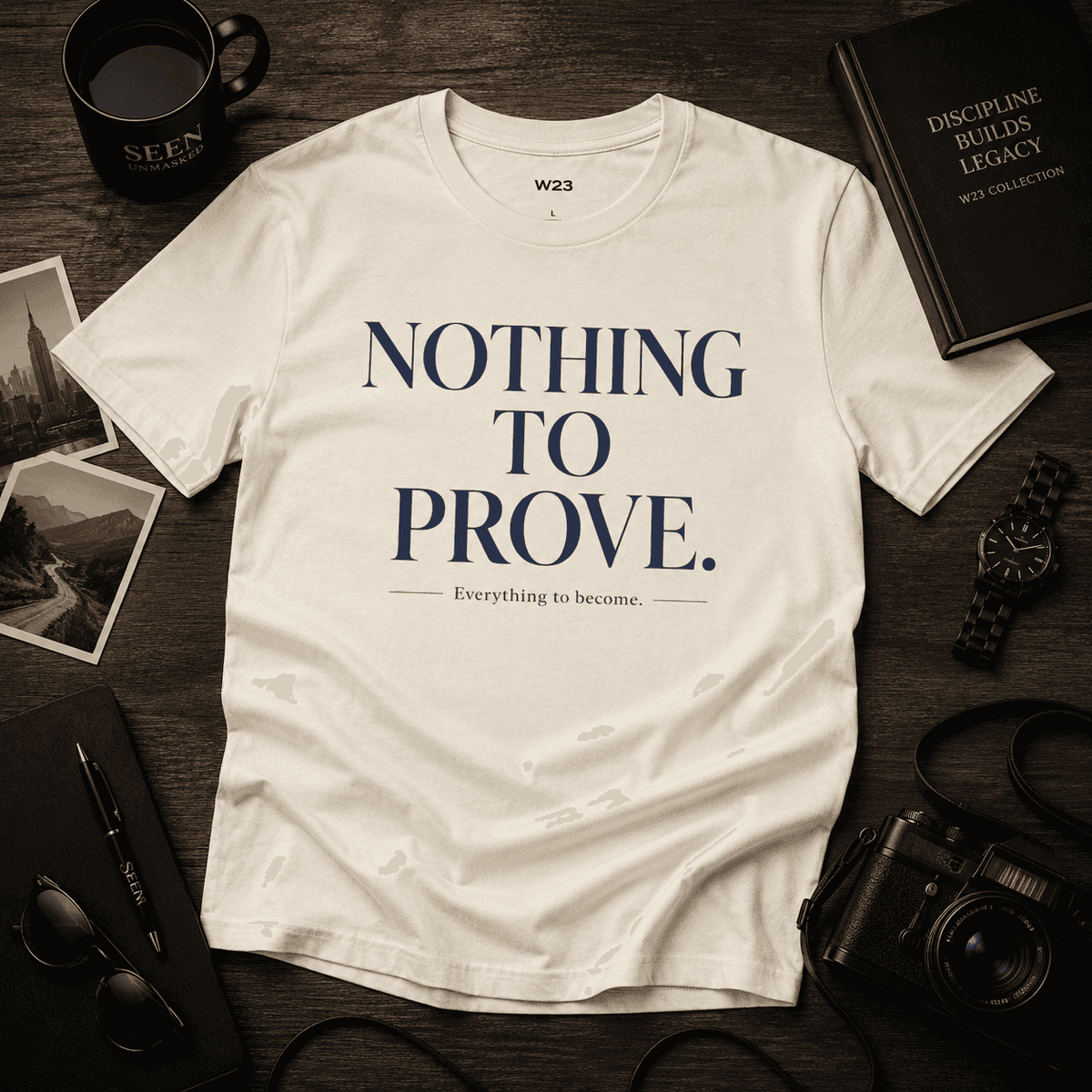 Nothing To Prove Tee — SEEN: Unmasked Collection