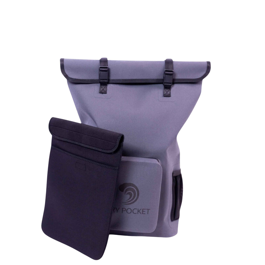 Waterproof Floating Backpack Dry Bag - Grey