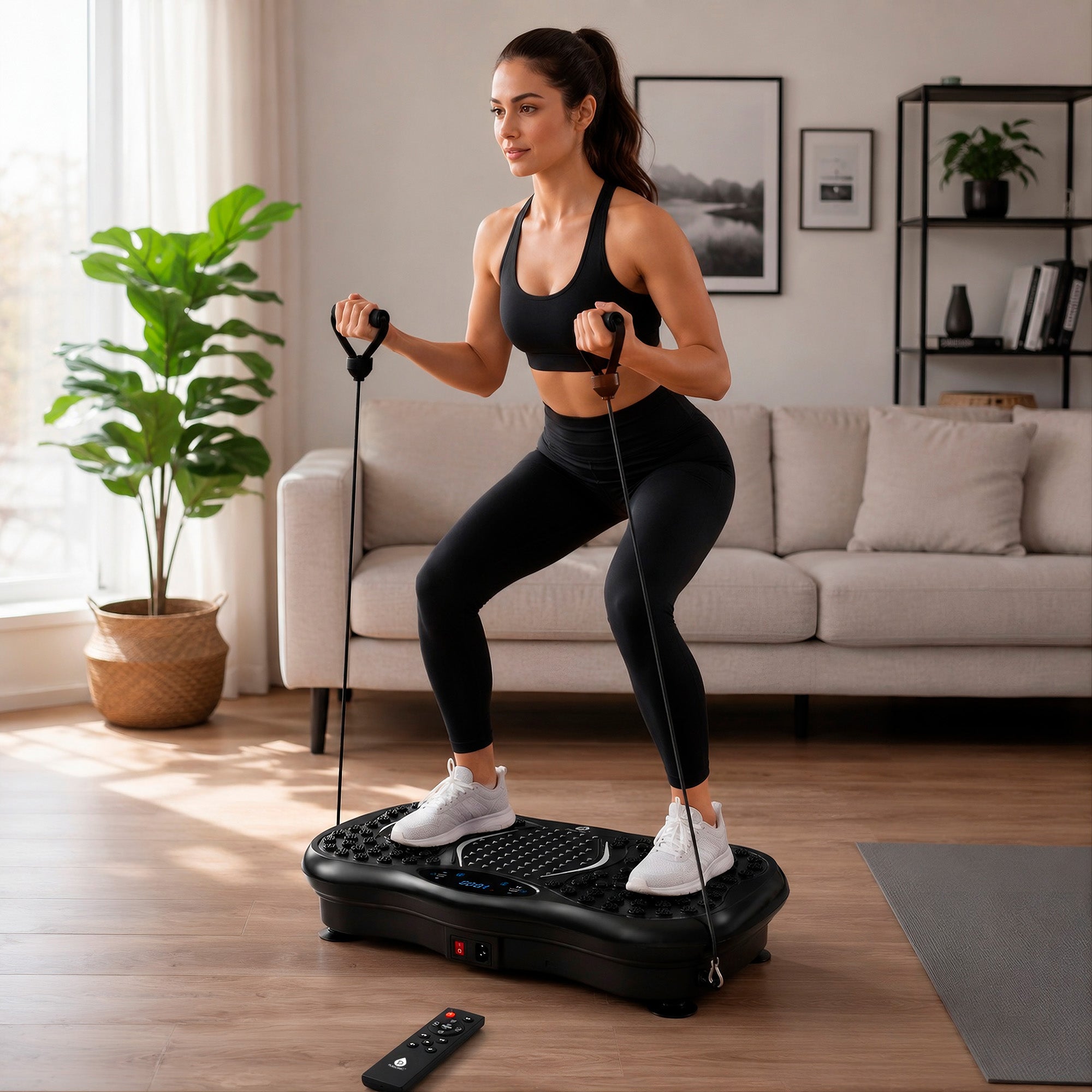 Pursonic Vibration Plate Fitness Platform – Full-Body Exercise Machine