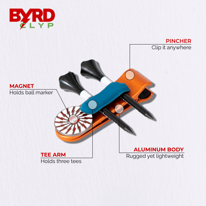 THE BYRD GOLF CLYP - White