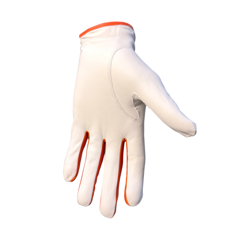 Breakfast Ball Cabretta Leather Golf Glove | Premium Golf Glove with Magnetic Ball Marker | Left & Right Hand | Standard & Cadet Sizes