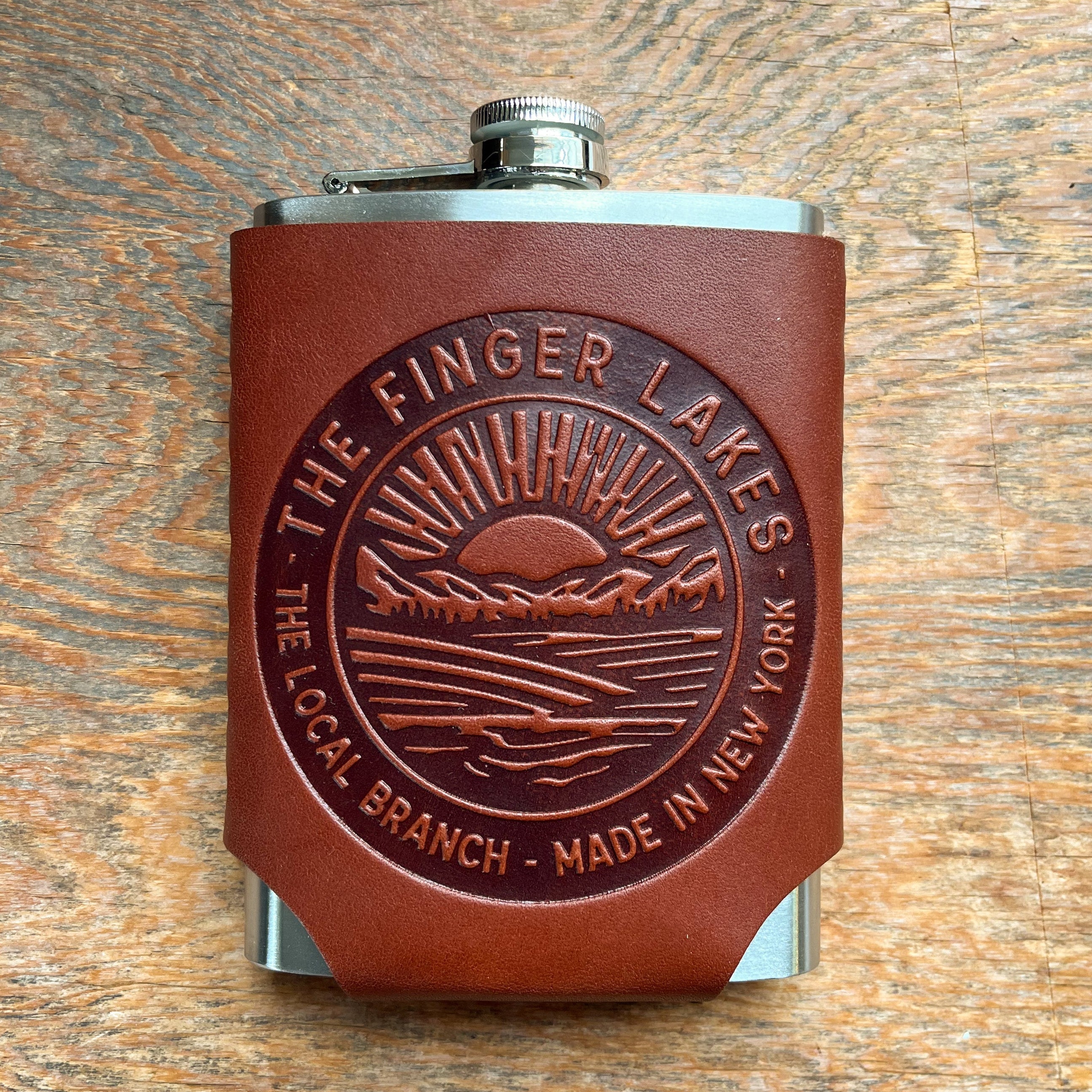Leather Wrapped Flask