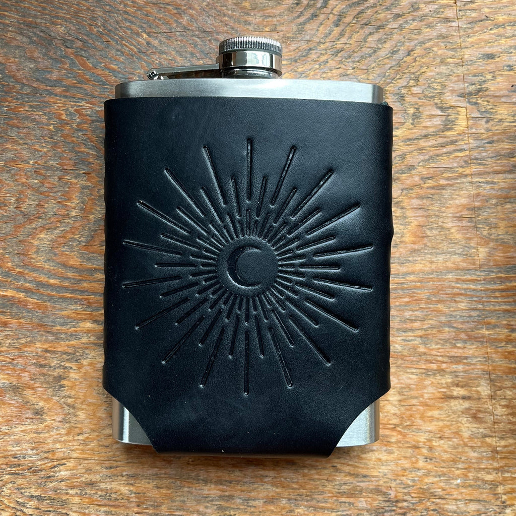 Leather Wrapped Flask