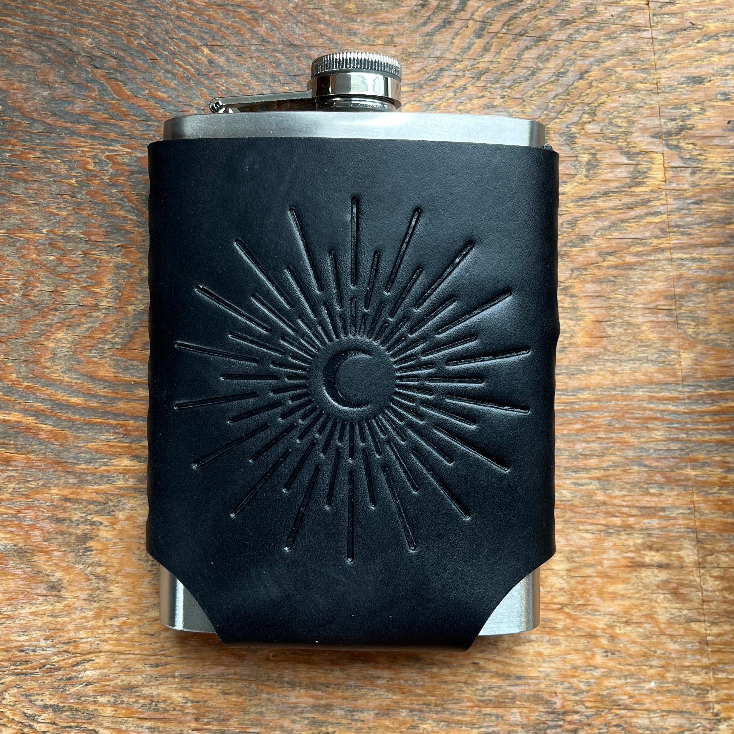 Leather Wrapped Flask