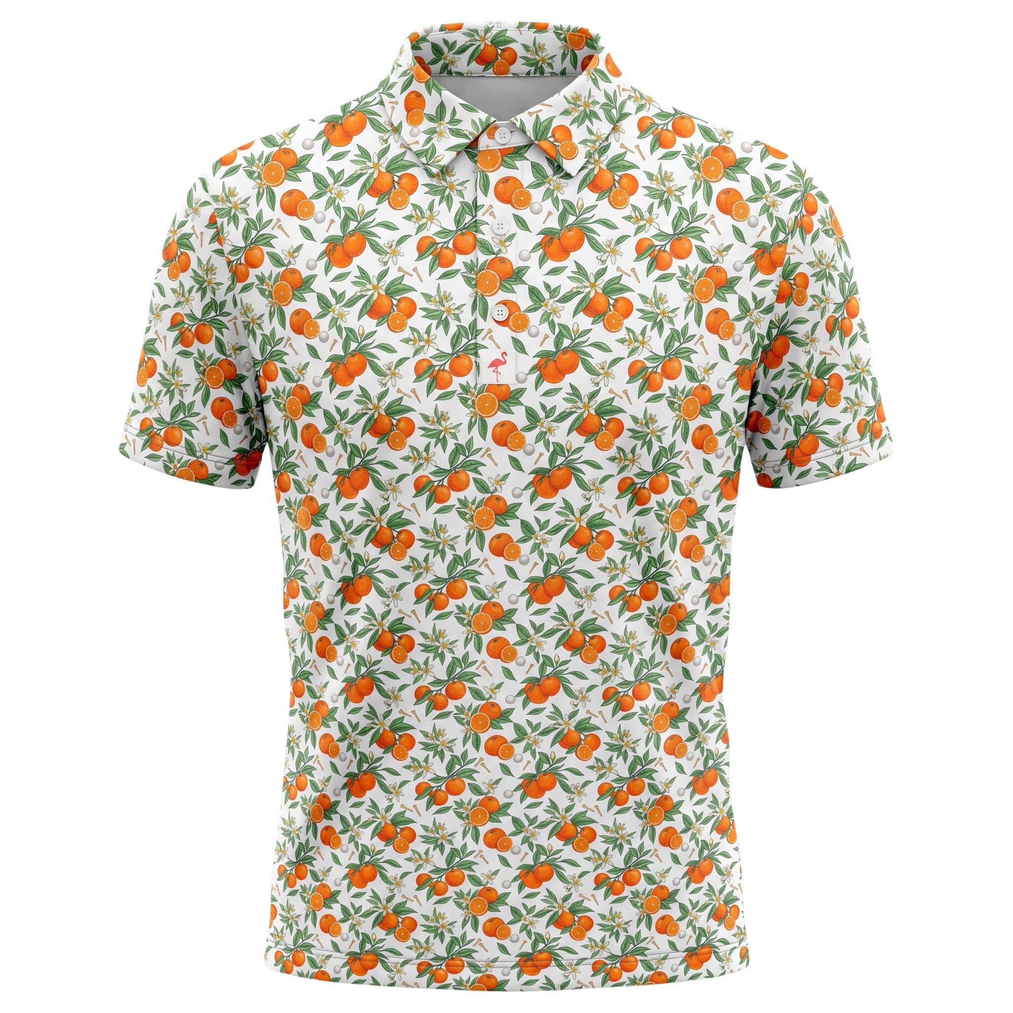 Citrus Grove Golf Polo | Performance Stretch Golf Shirt | Moisture-Wicking Athletic Polo