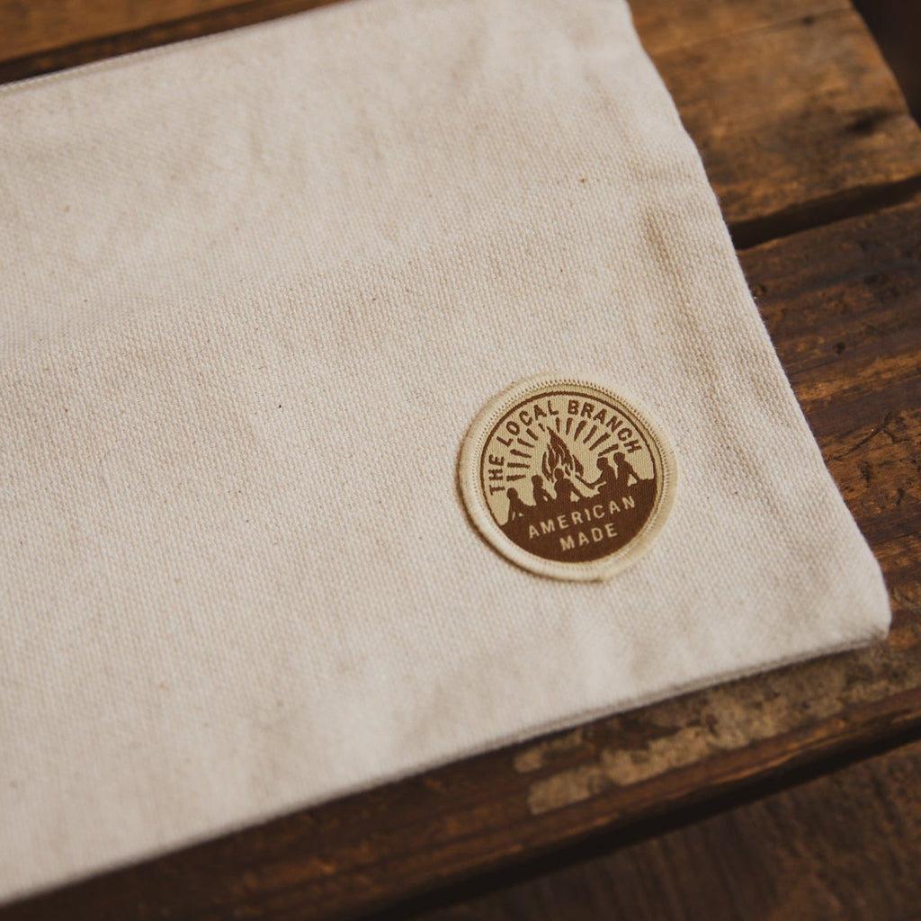 Canvas Zipper Pouch  - USA Made