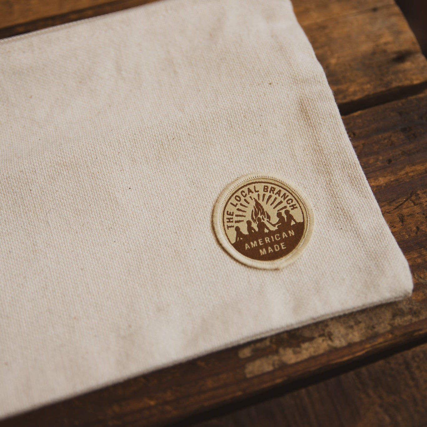 Canvas Zipper Pouch  - USA Made