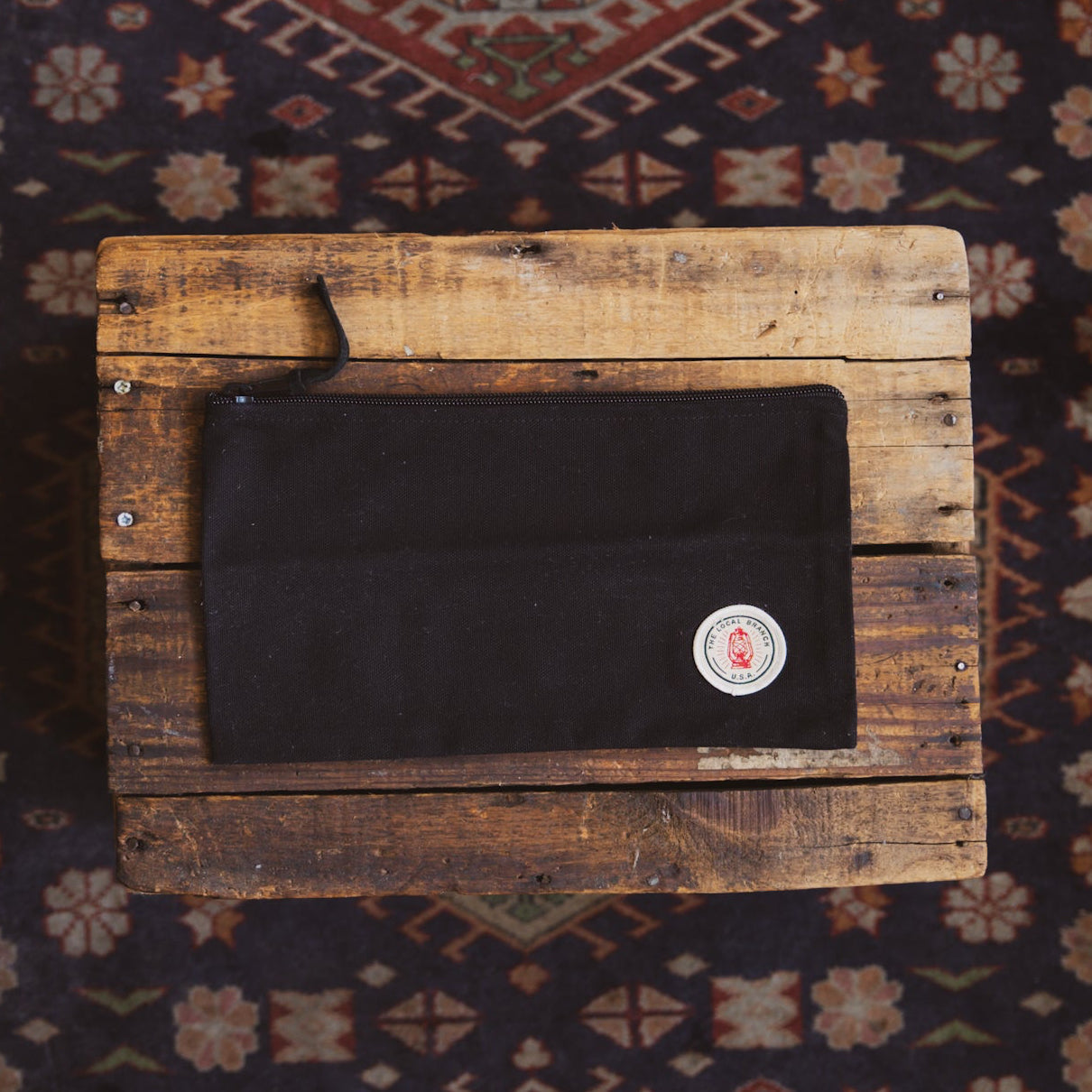 Canvas Zipper Pouch  - USA Made