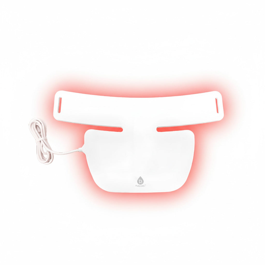 Pursonic LED Light Therapy Neckplate – Rejuvenate Your Neck & Décolleté