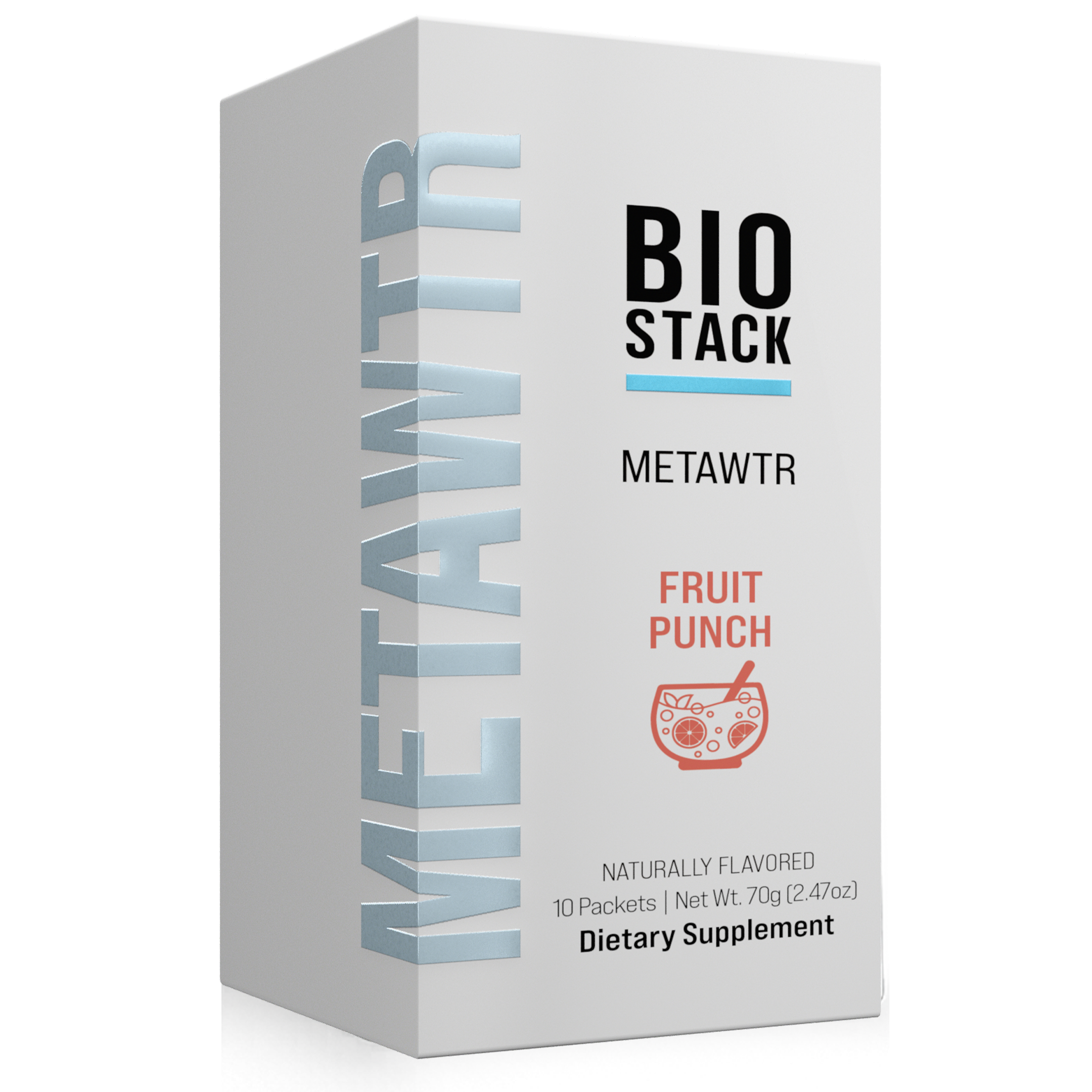 MetaWTR Hydration Fruit Punch - 10 Stick Pack